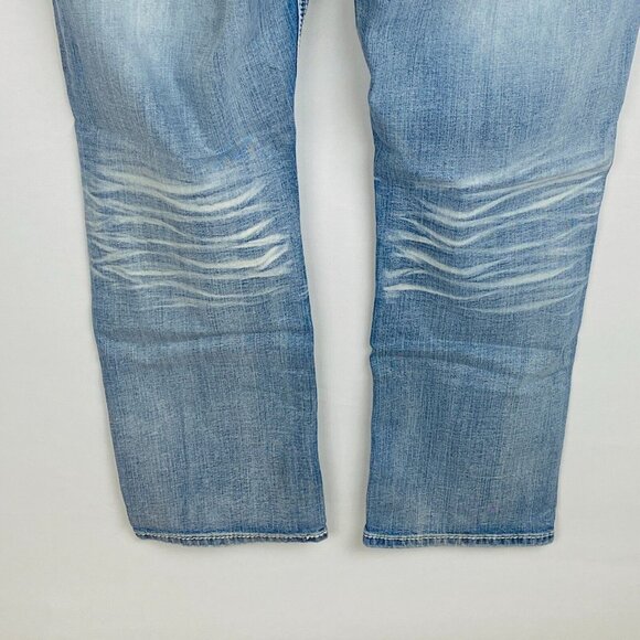 Axe & Crown Jeans Slim Fit Men's W 36 L 30 Whiskered Straight Scratchy * - Picture 7 of 12